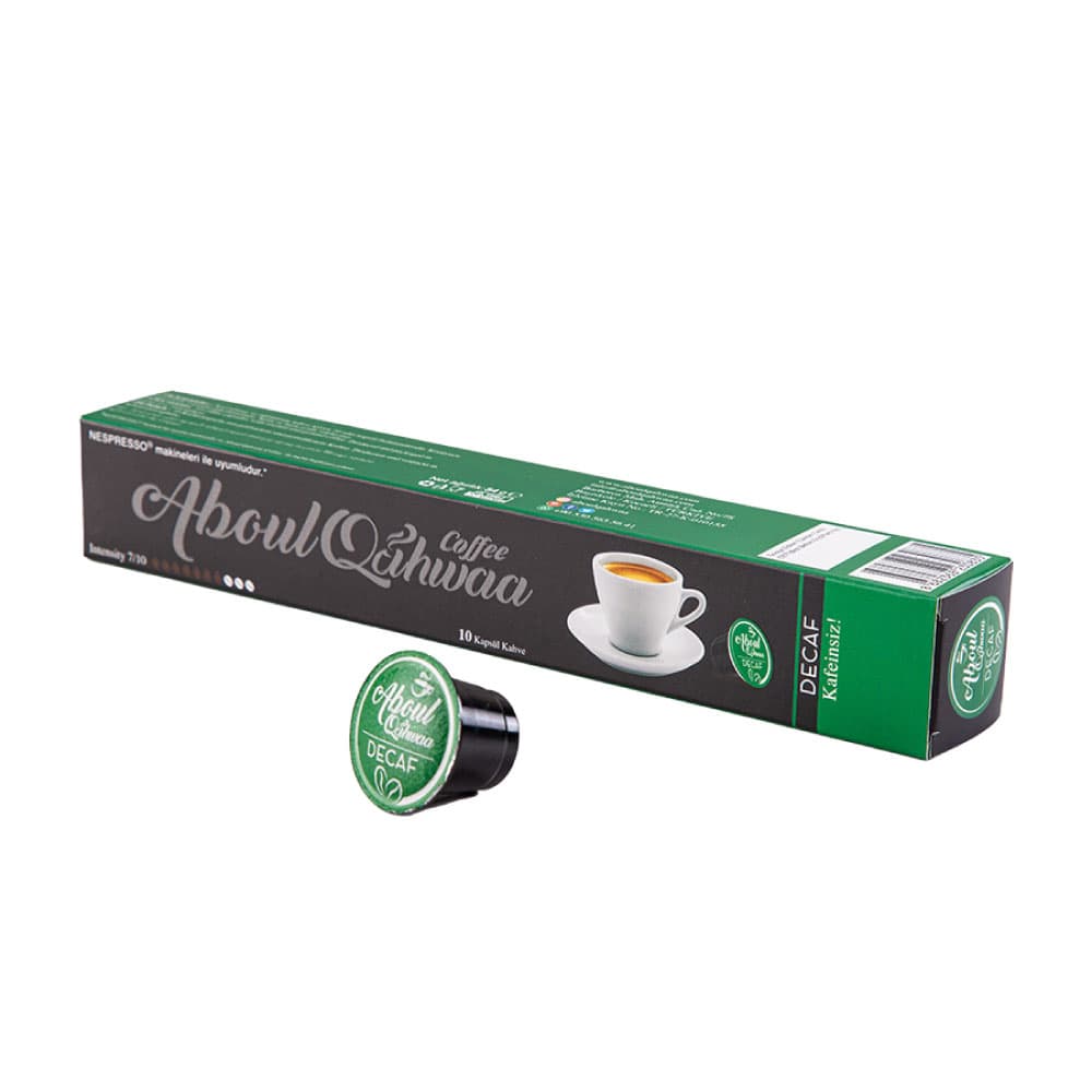 Kahvetown Aboul Qahwaa Espresso Decaf Nespresso® Uyumlu Kapsül Kahve – 10’lu — toptan