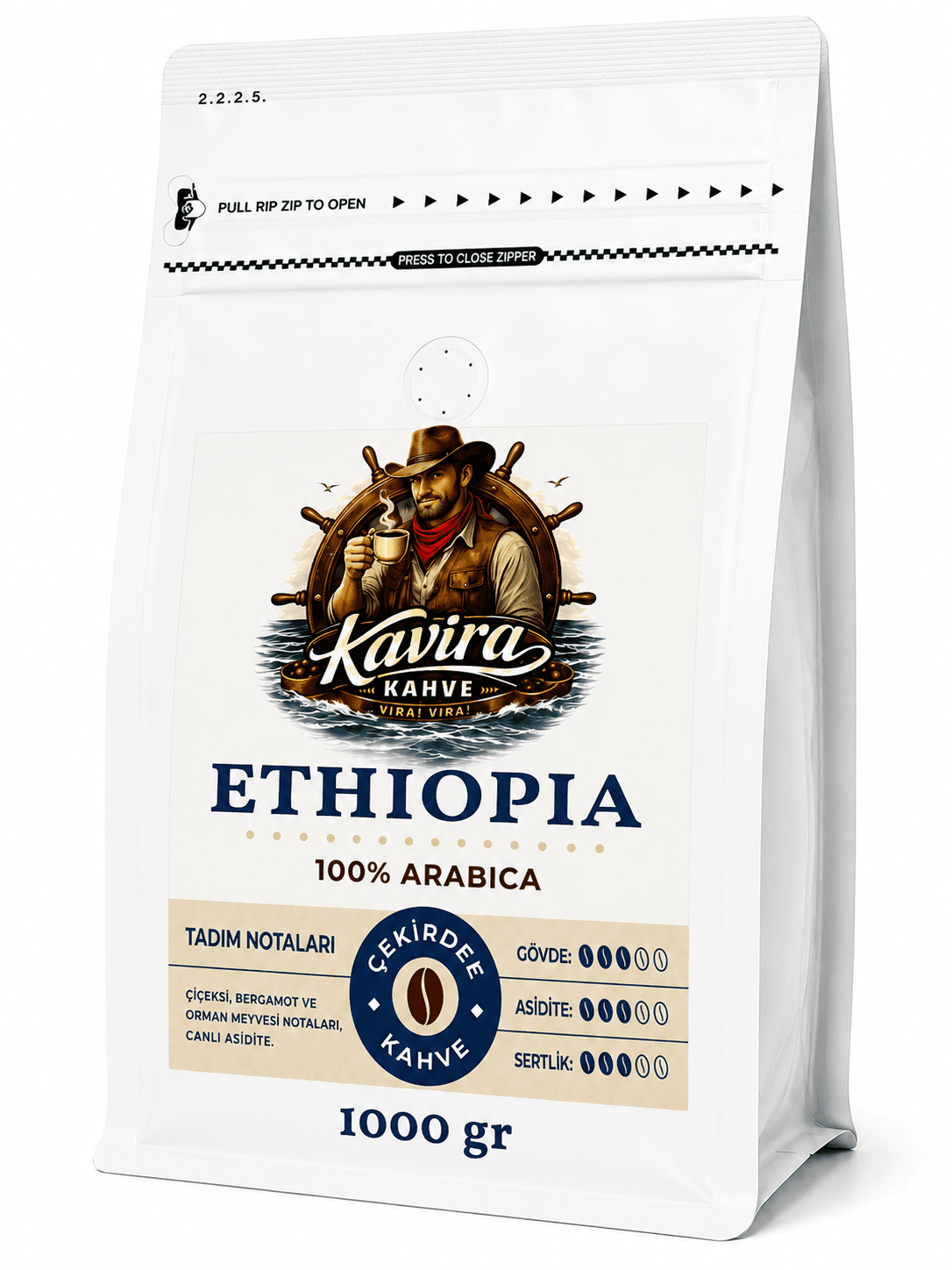 kavira kahve %100 Arabica Etiyopya — toptan