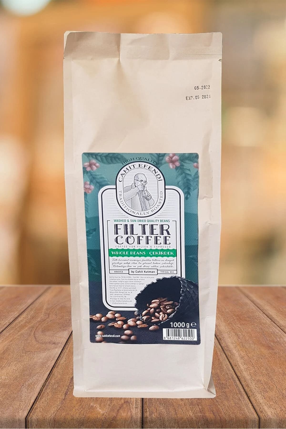 Cahit Efendi Filtre/Espresso Çekirdek Kahve — toptan